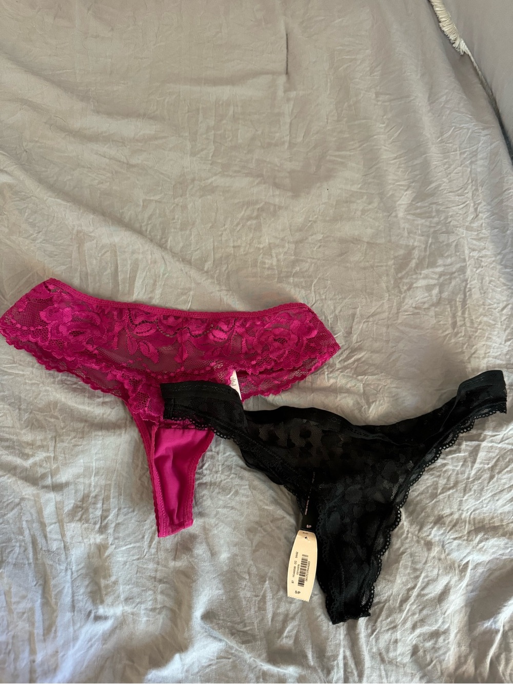 Vintage Victorias Secret lace thongs